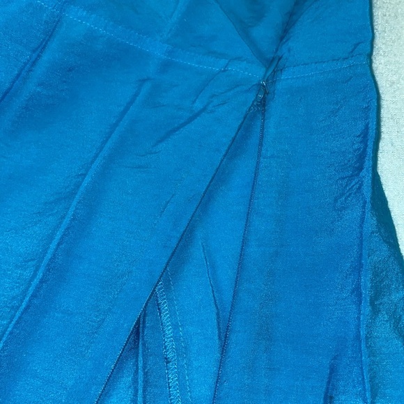 LANE BRYANT ruffle blouse sleeveless buttons at chest keyhole side zip size 20 - Picture 6 of 10